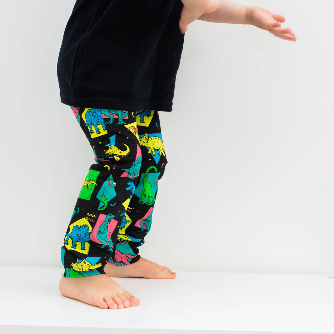 Retro Dino Leggings - Violet Elizabeth - Baby & Toddler Clothing