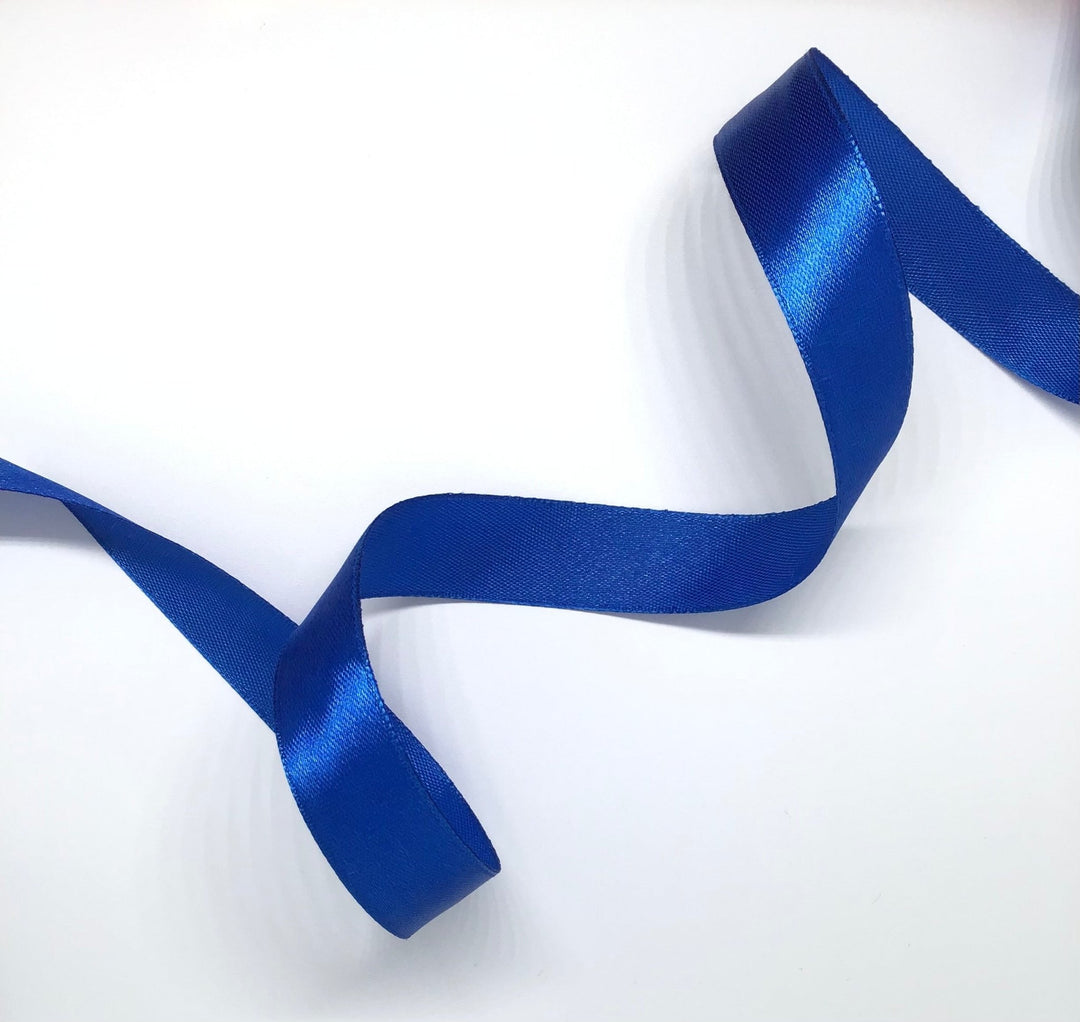 Royal blue ribbon. 15m reel - Violet Elizabeth - Haberdashery