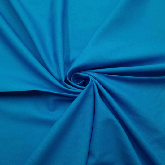 Sapphire Plain Quilting Cotton - Violet Elizabeth - Haberdashery