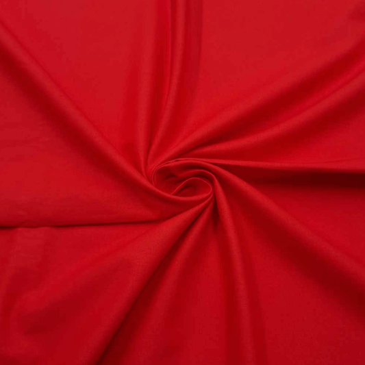 Scarlet Plain Quilting Cotton - Violet Elizabeth - Haberdashery