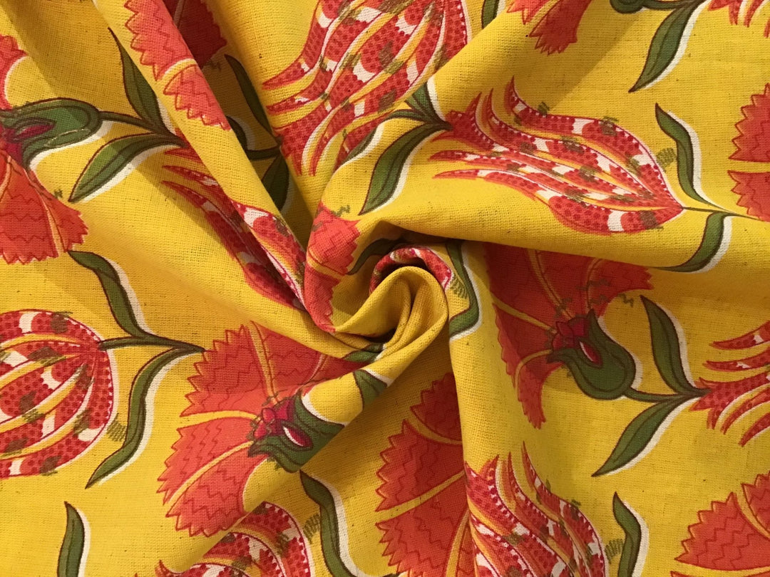 Screen Printed Fabric 100% Cotton - Violet Elizabeth - Haberdashery