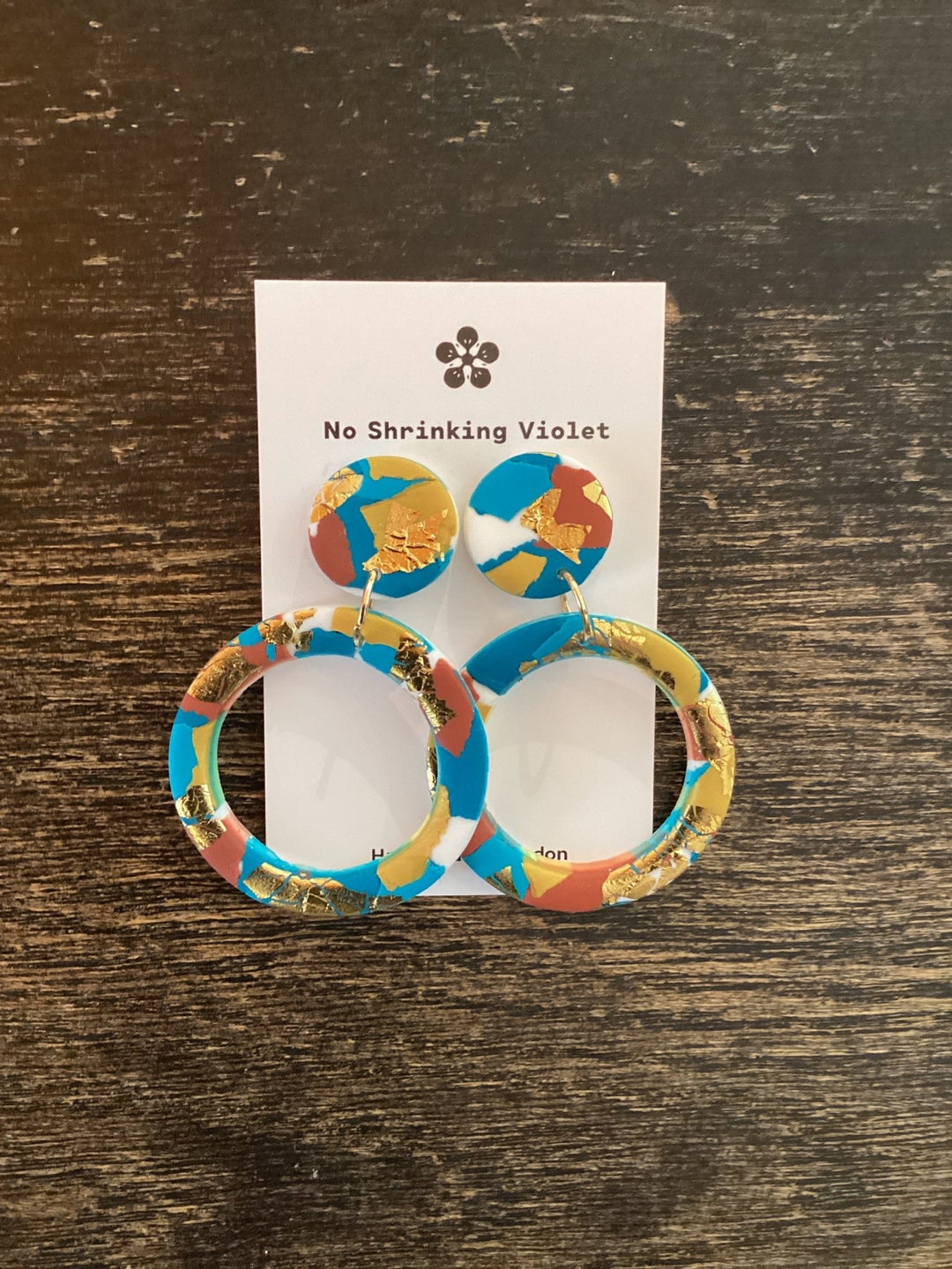 Sea Country Large Hoop Earrings - Violet Elizabeth - Jewellery