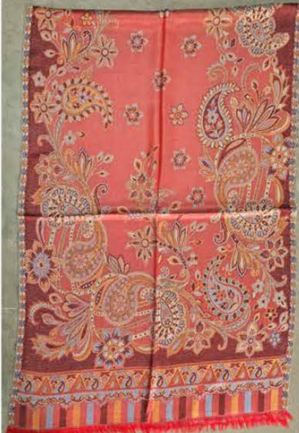 Silk Modal Hand Woven scarf 22 - Violet Elizabeth - Apparel & Accessories