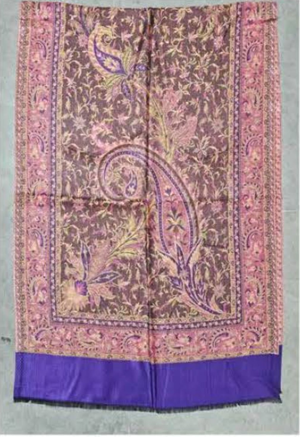 Silk Modal Hand Woven scarf 4 - Violet Elizabeth - Apparel & Accessories