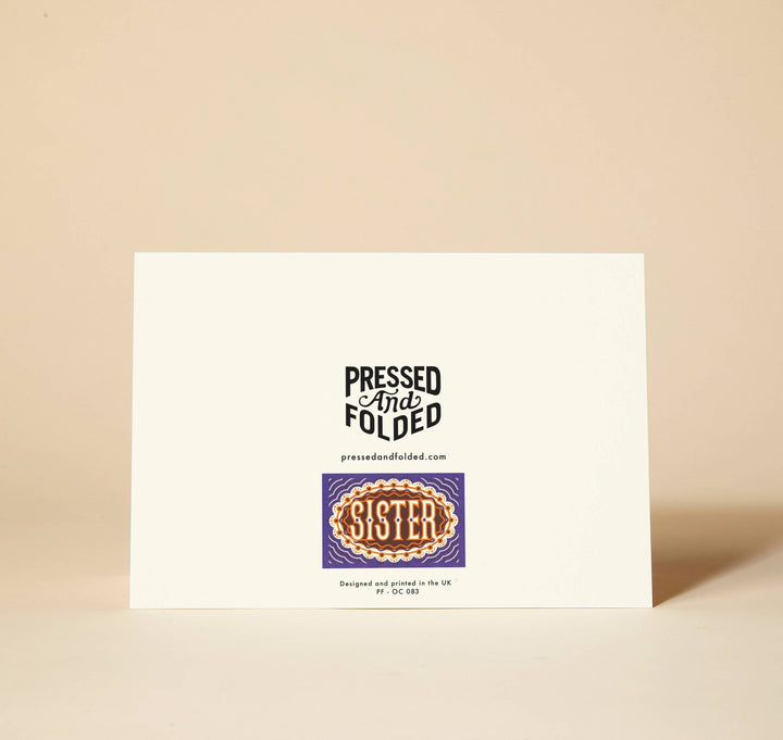 Sister Greeting Card  - Violet Elizabeth - 