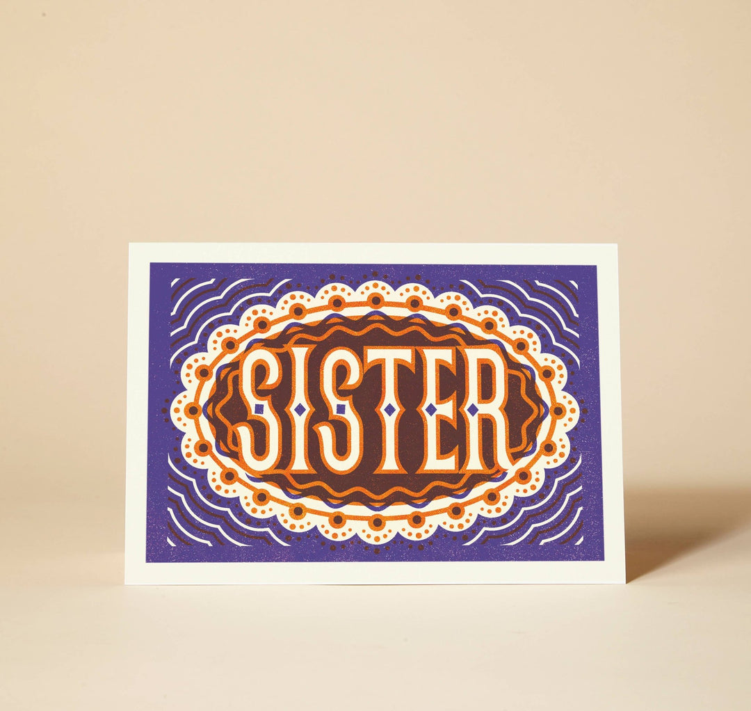 Sister Greeting Card  - Violet Elizabeth - 