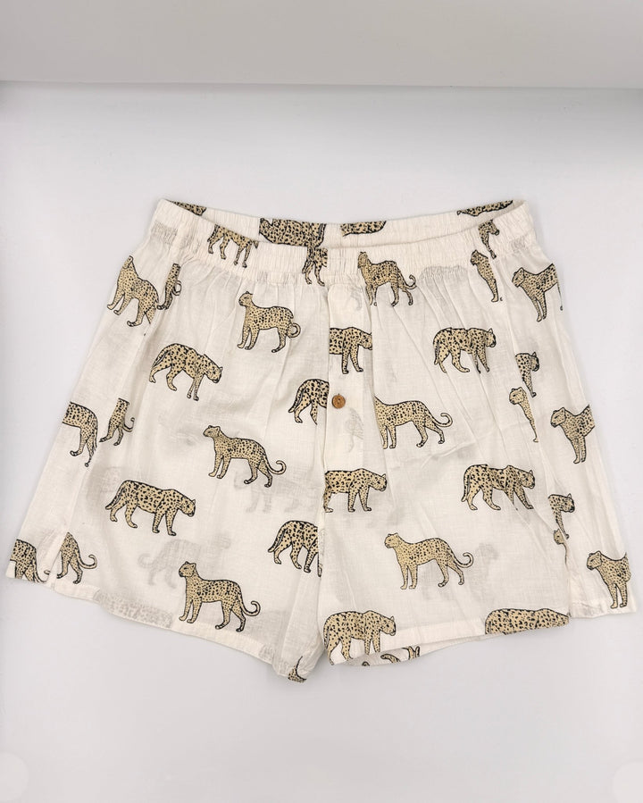 Printed Cotton Boxer Shorts