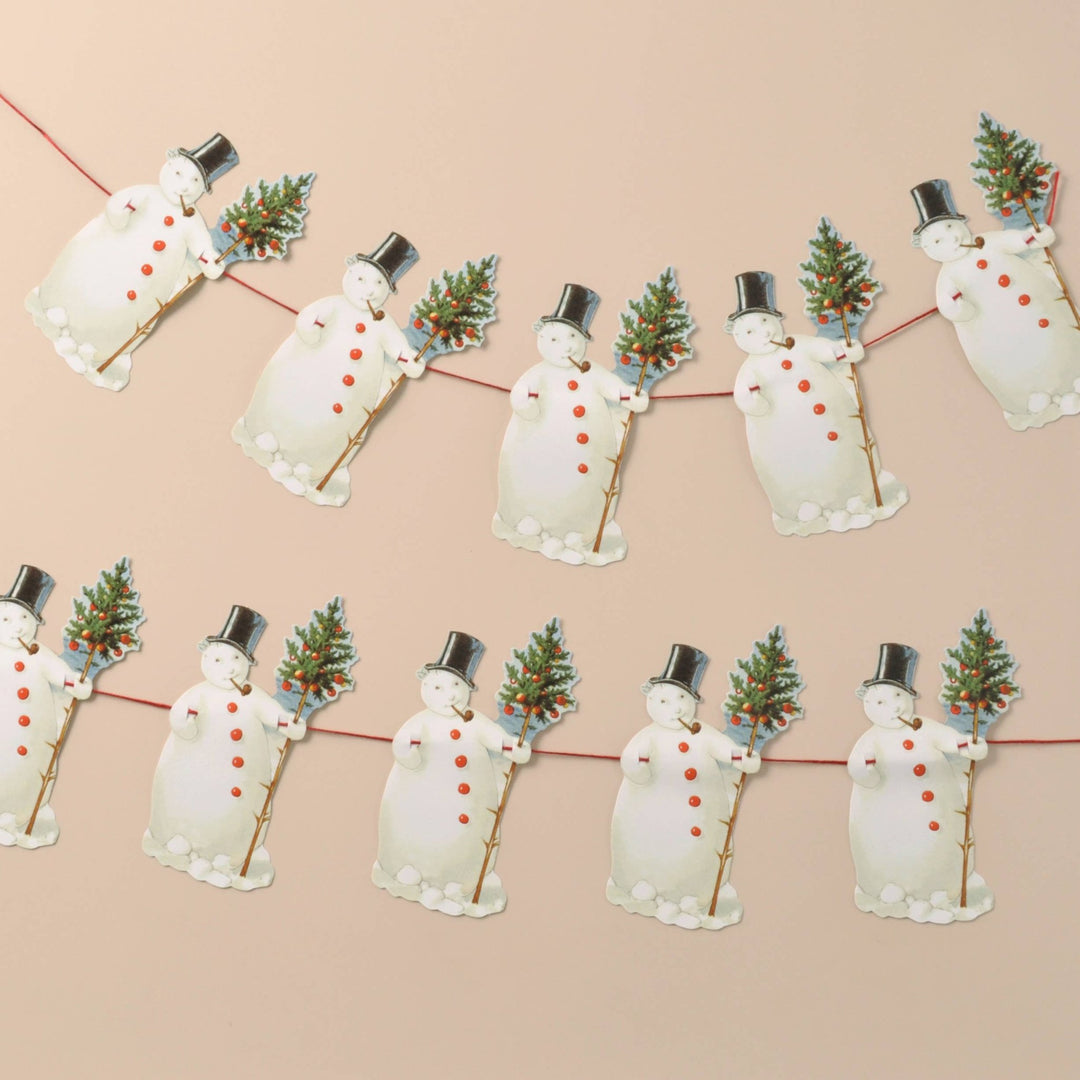 SNOWMAN GARLAND - Violet Elizabeth - Christmas Decorations