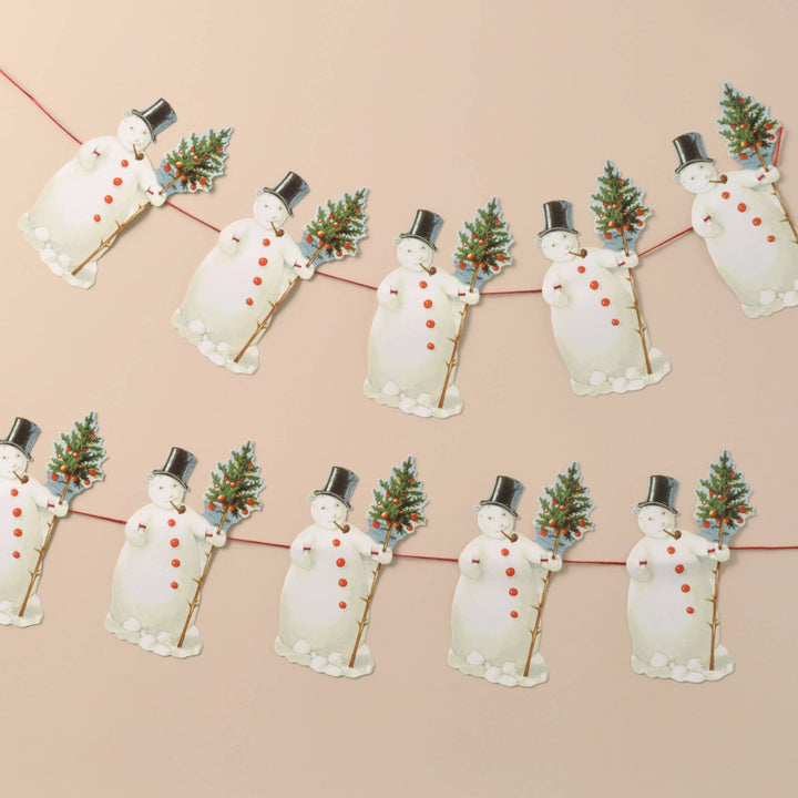SNOWMAN GARLAND - Violet Elizabeth - Christmas Decorations