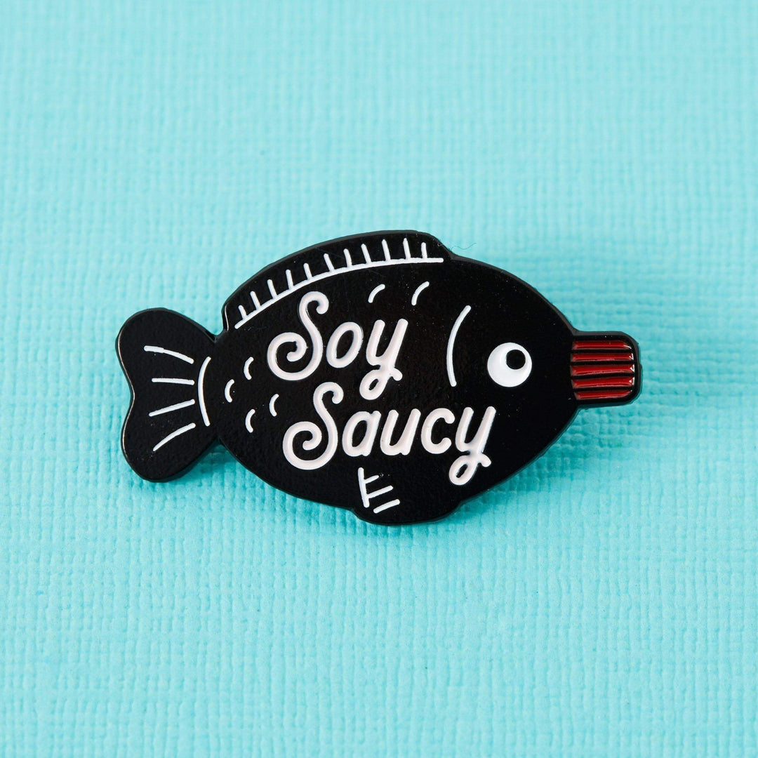 Soy Saucy Enamel Pin - Violet Elizabeth - Jewellery