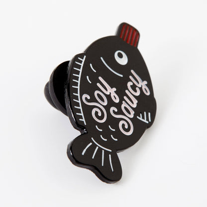 Soy Saucy Enamel Pin - Violet Elizabeth - Jewellery