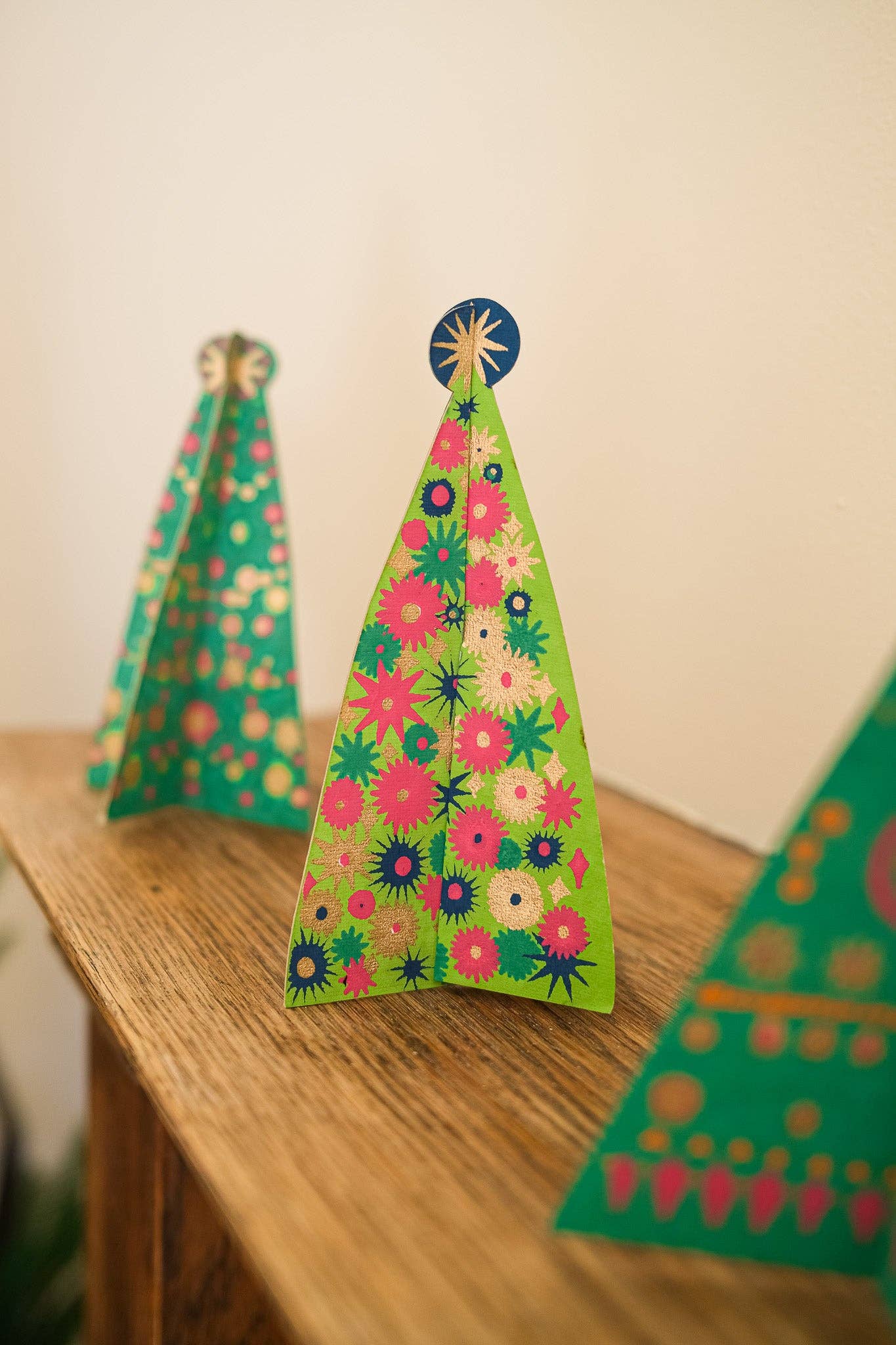 Star Tree Greeting Card - Violet Elizabeth - 