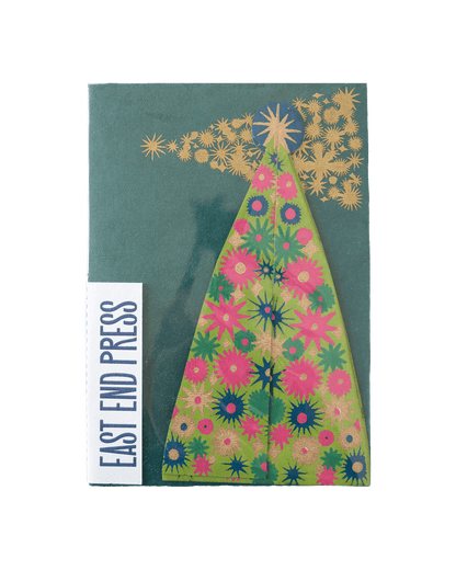 Star Tree Greeting Card - Violet Elizabeth - 