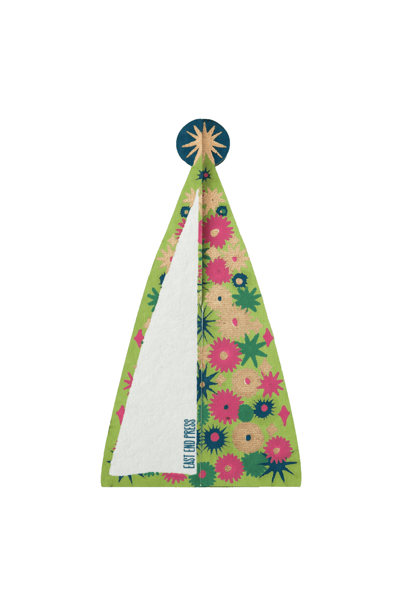 Star Tree Greeting Card - Violet Elizabeth - 