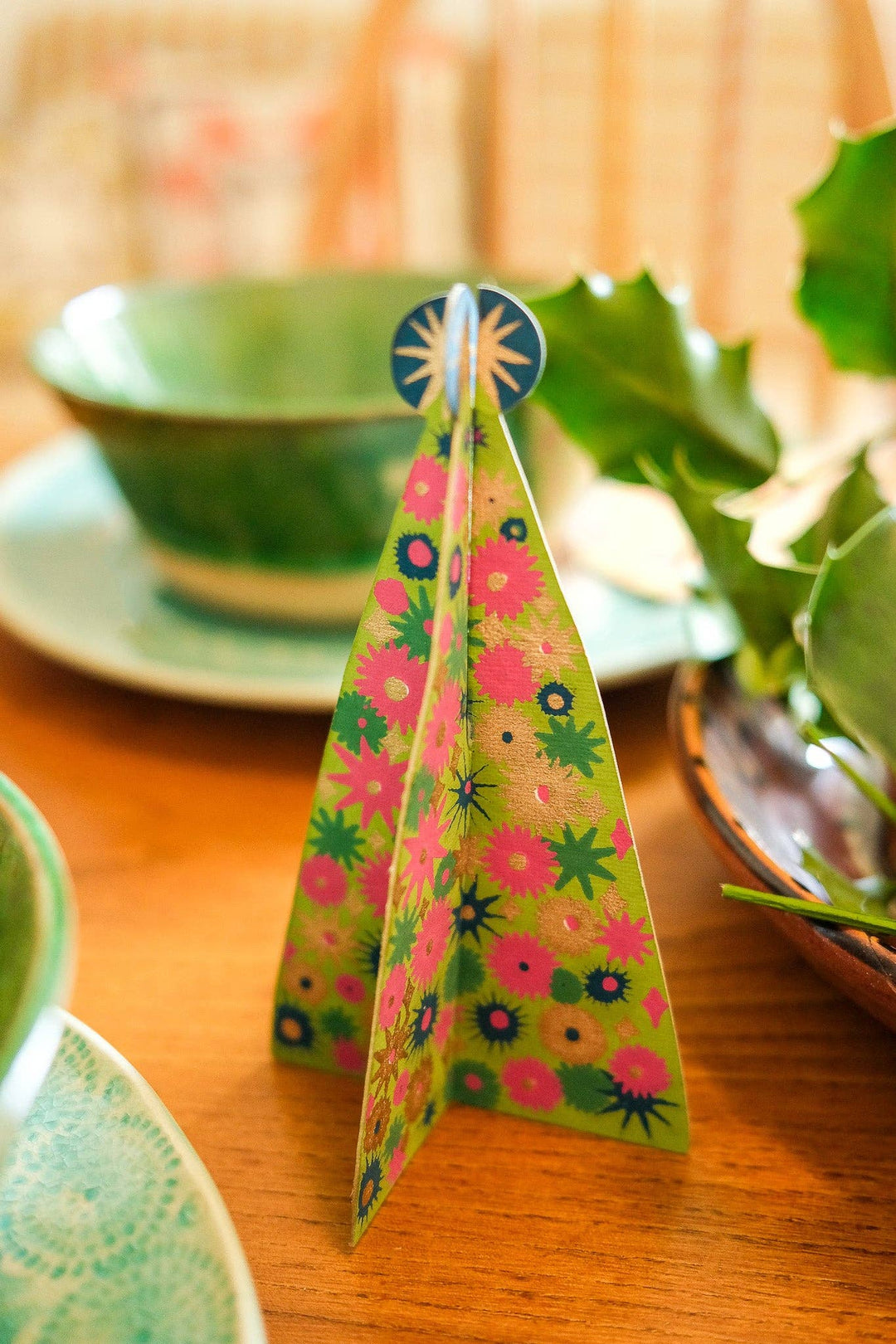 Star Tree Greeting Card - Violet Elizabeth - 