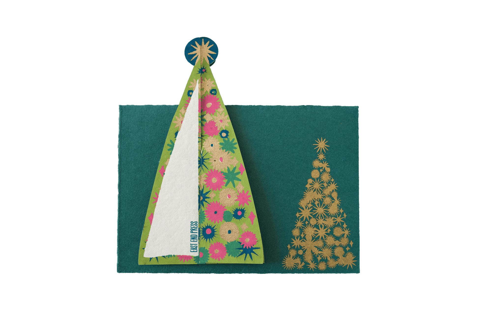 Star Tree Greeting Card - Violet Elizabeth - 