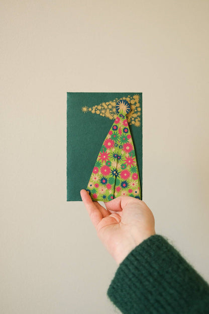 Star Tree Greeting Card - Violet Elizabeth - 
