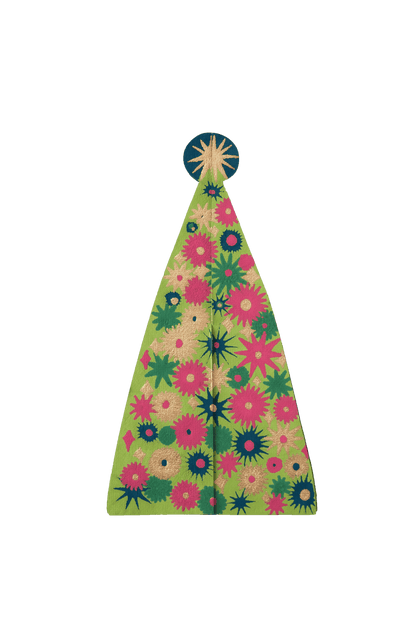 Star Tree Greeting Card - Violet Elizabeth - 