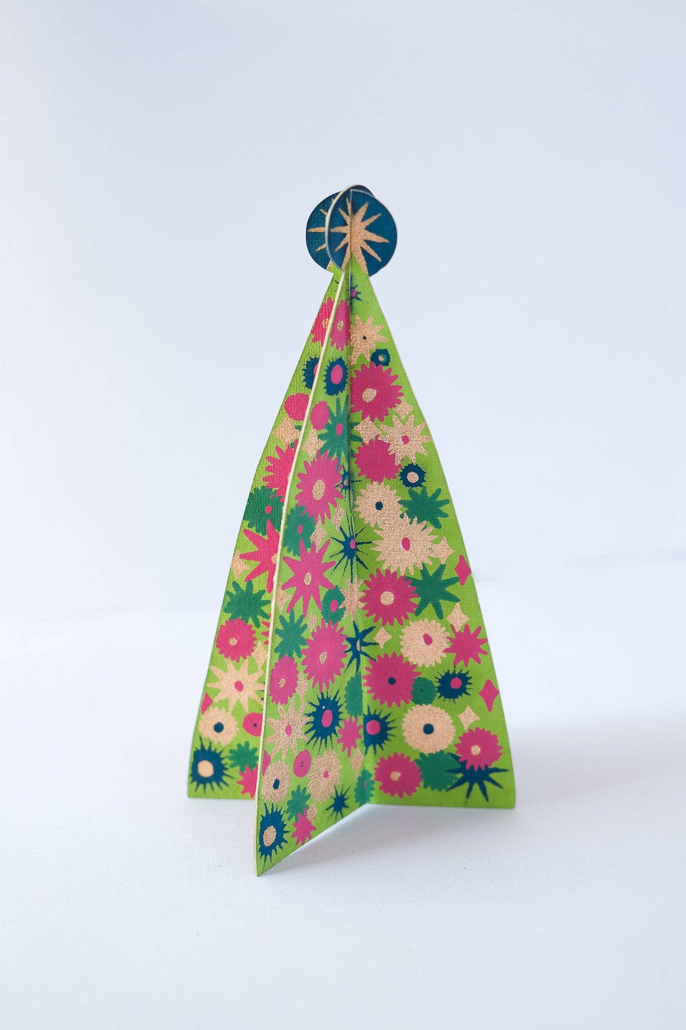 Star Tree Greeting Card - Violet Elizabeth - 