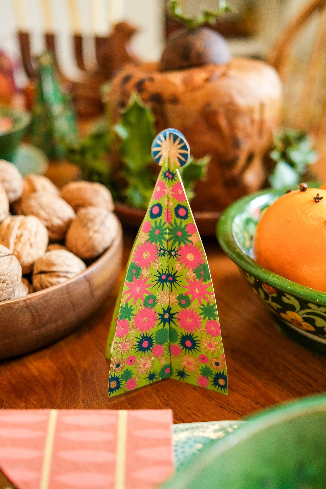 Star Tree Greeting Card - Violet Elizabeth - 