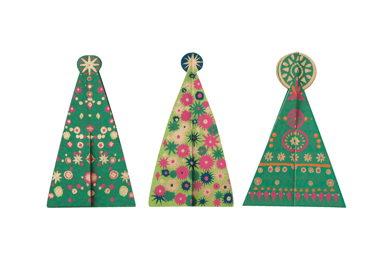 Star Tree Greeting Card - Violet Elizabeth - 