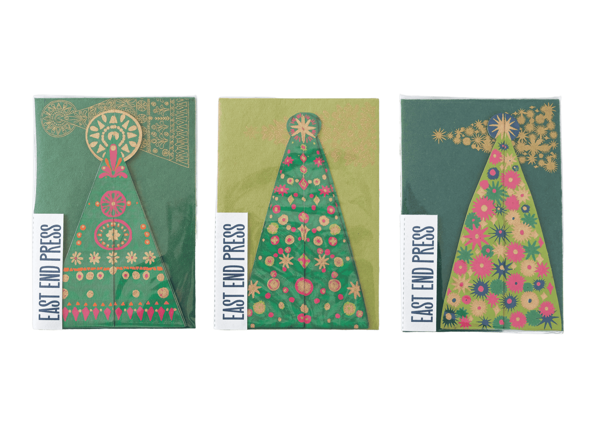 Star Tree Greeting Card - Violet Elizabeth - 