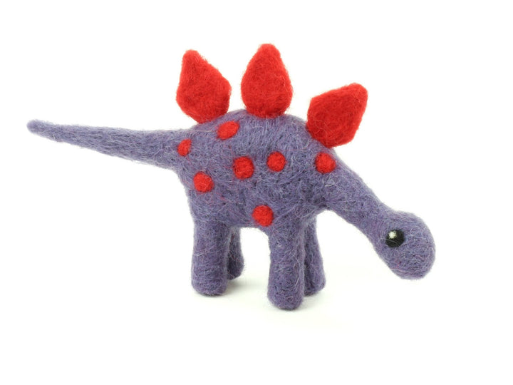 Stegosaurus Mini Needle Felting Kit | Beginner Craft Kit - Violet Elizabeth - Haberdashery