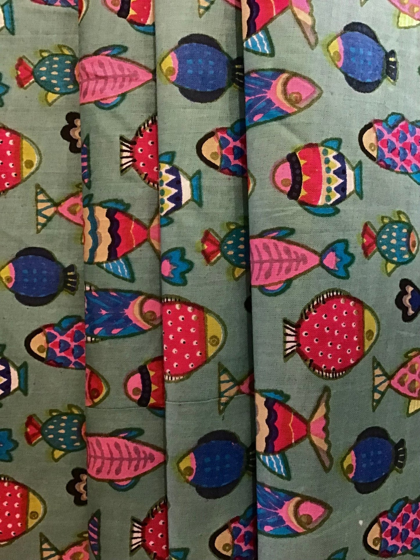 Sushi Bar Screen Printed Fabric 100% Cotton - Violet Elizabeth - Haberdashery