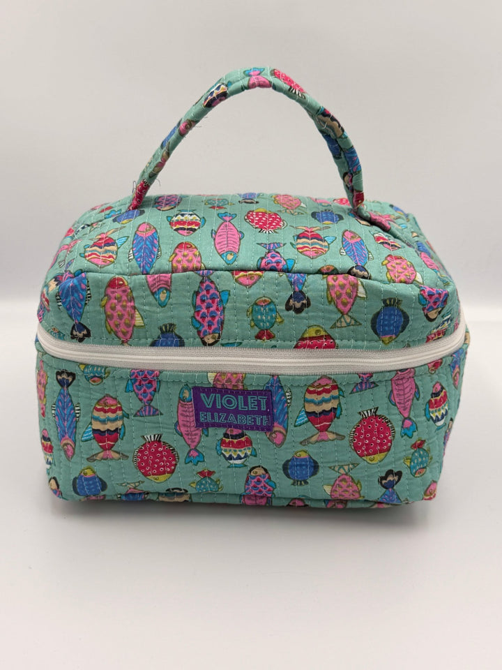 Sushi Bar Vanity Printed Cotton Vanity Bag