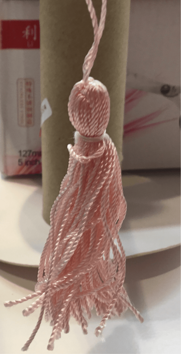 Tiny Tassels 60mm in three colors - Violet Elizabeth - Haberdashery