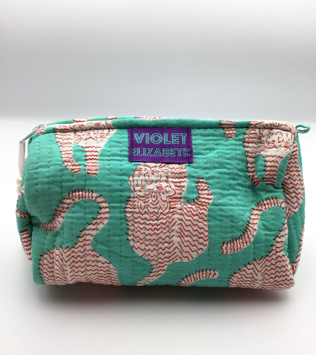 Turquoise Tiger Washbags - Violet Elizabeth - Bathroom Accessories