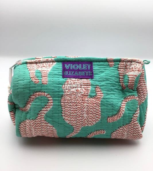 Turquoise Tiger Washbags - Violet Elizabeth - Bathroom Accessories
