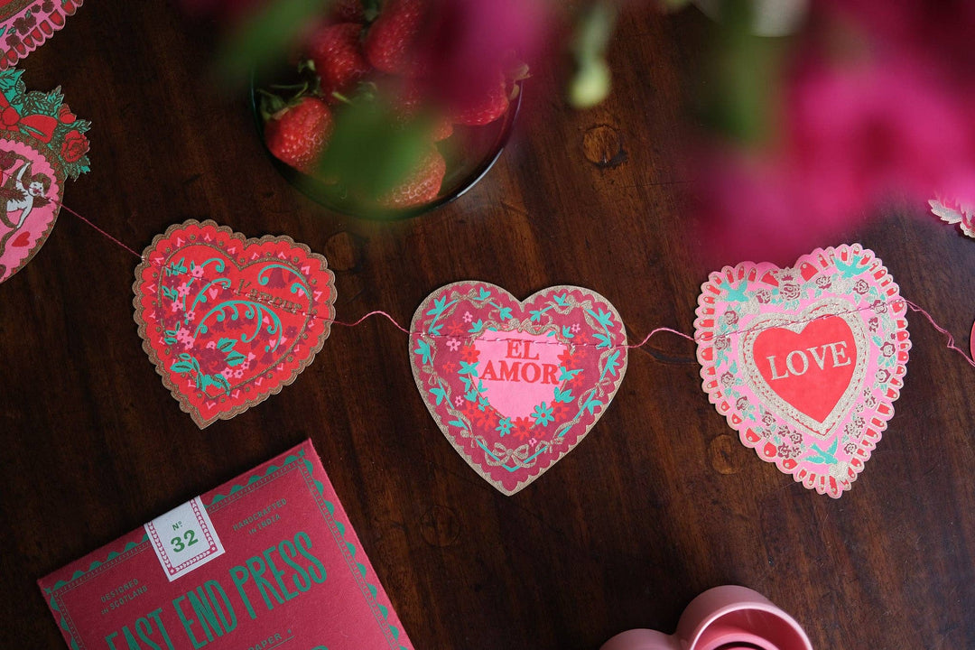Valentine's Sewn Garland - Violet Elizabeth - 