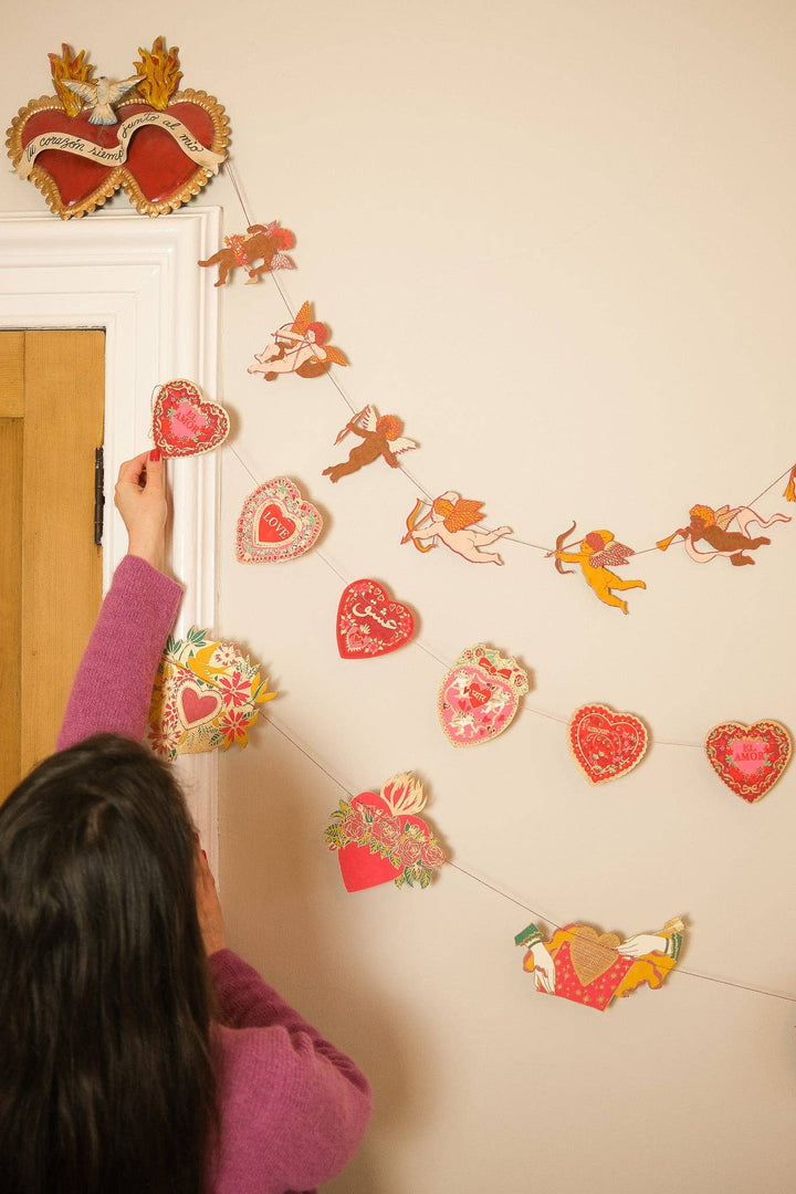 Valentine's Sewn Garland - Violet Elizabeth - 