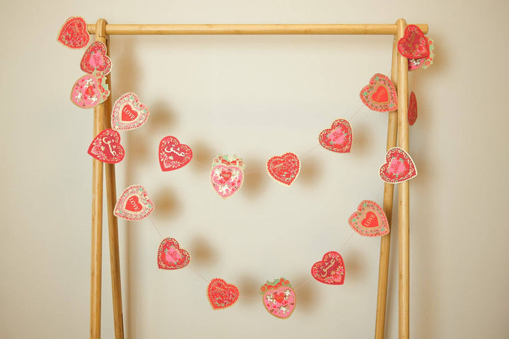 Valentine's Sewn Garland - Violet Elizabeth - 