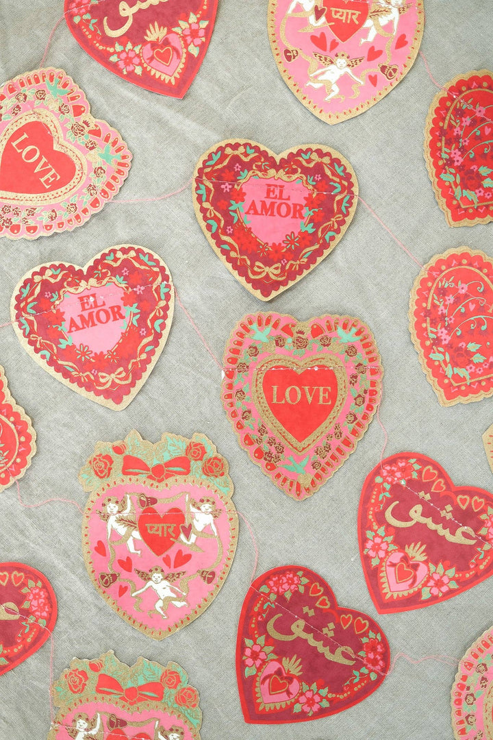 Valentine's Sewn Garland - Violet Elizabeth - 