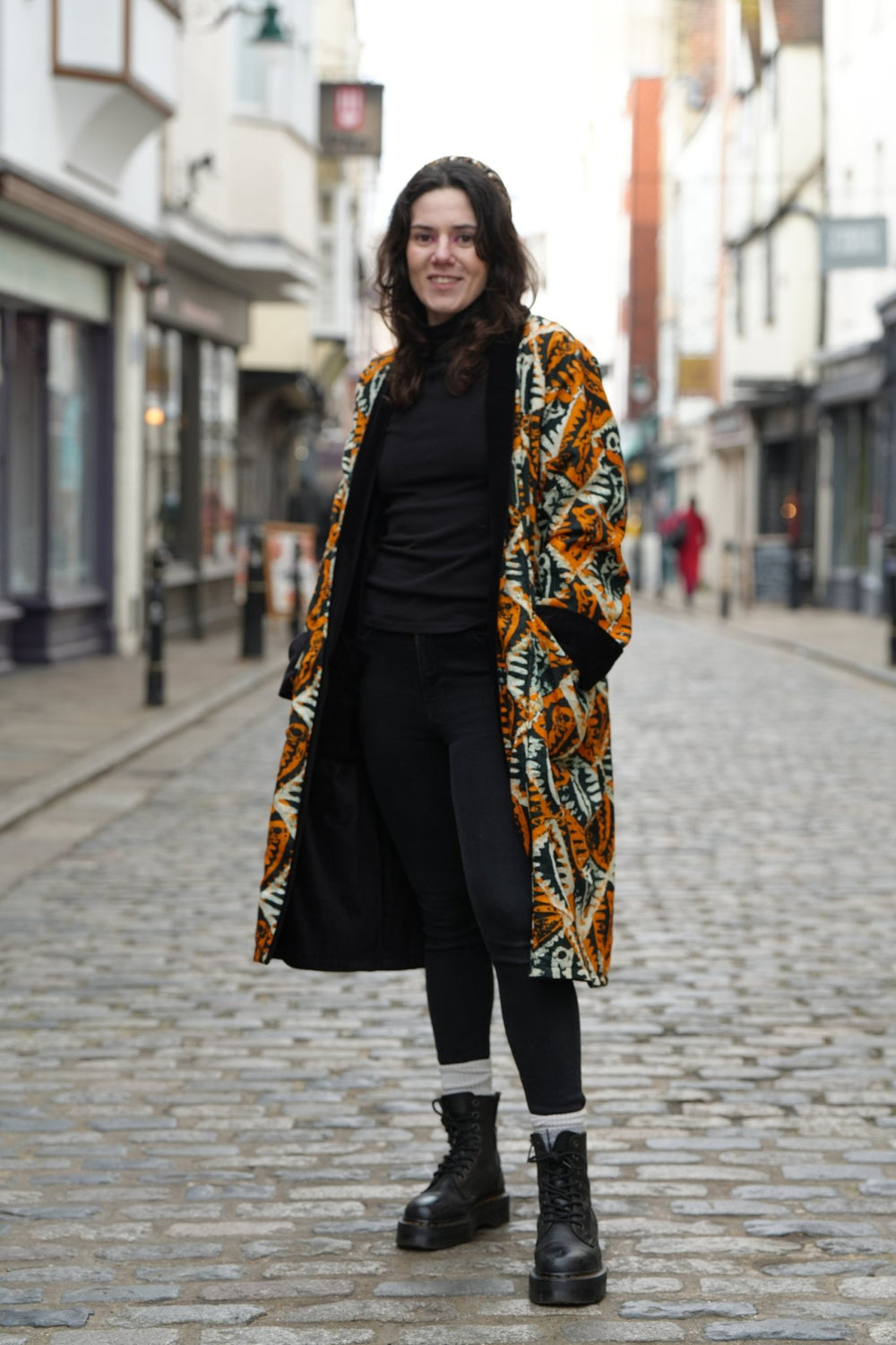 Velvet Black Coat - Violet Elizabeth - Clothing