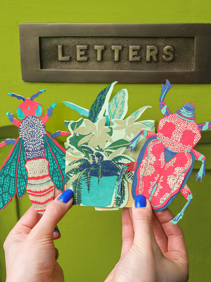 Wasp Greeting Card - Violet Elizabeth - Gift Cards