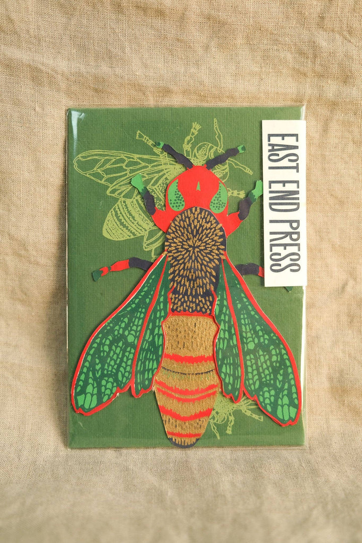 Wasp Greeting Card - Violet Elizabeth - Gift Cards