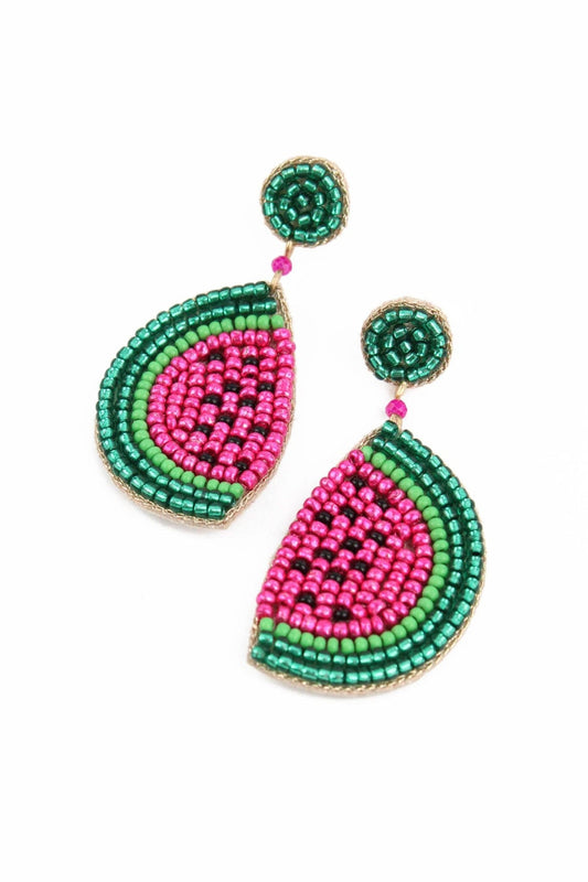 WATERMELON SPARKLE EARRINGS - Violet Elizabeth - 