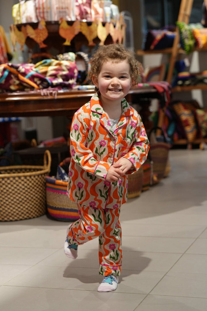 Whoops - a - daisy Kids Cotton Pyjamas - Violet Elizabeth - Baby & Toddler Clothing