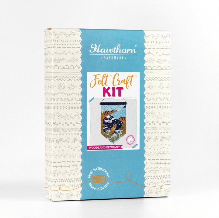 Woodland Pennant Felt Craft Kit | Complete Craft Kit - Violet Elizabeth - Haberdashery