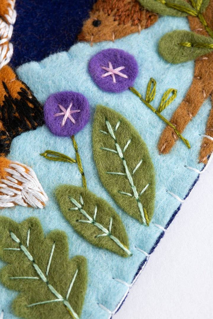 Woodland Pennant Felt Craft Kit | Complete Craft Kit - Violet Elizabeth - Haberdashery