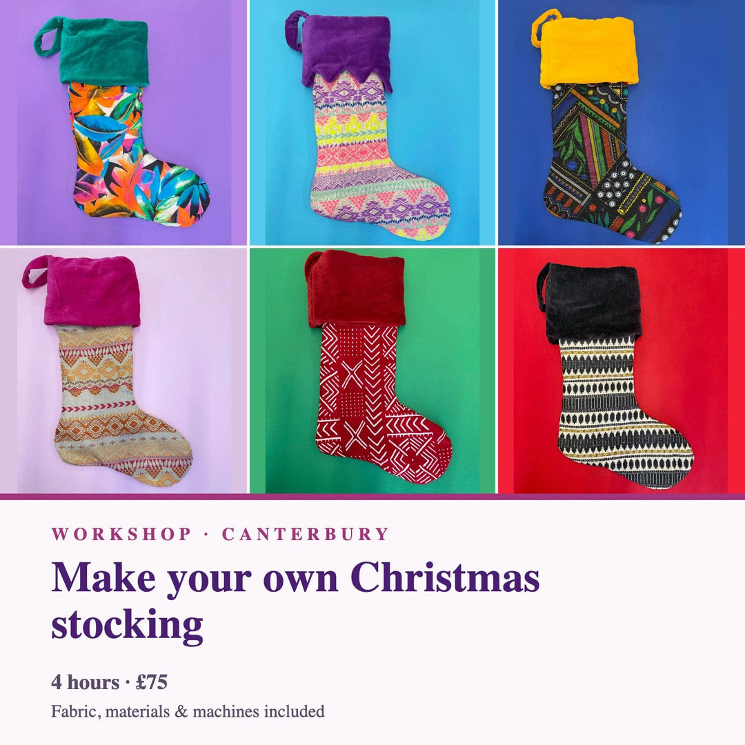 Make your own Christmas stocking workshop, Violet Elizabeth Canterbury