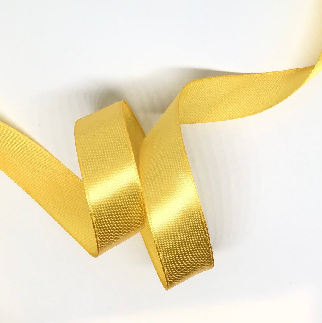 Yellow ribbon. 15m reel - Violet Elizabeth - Haberdashery