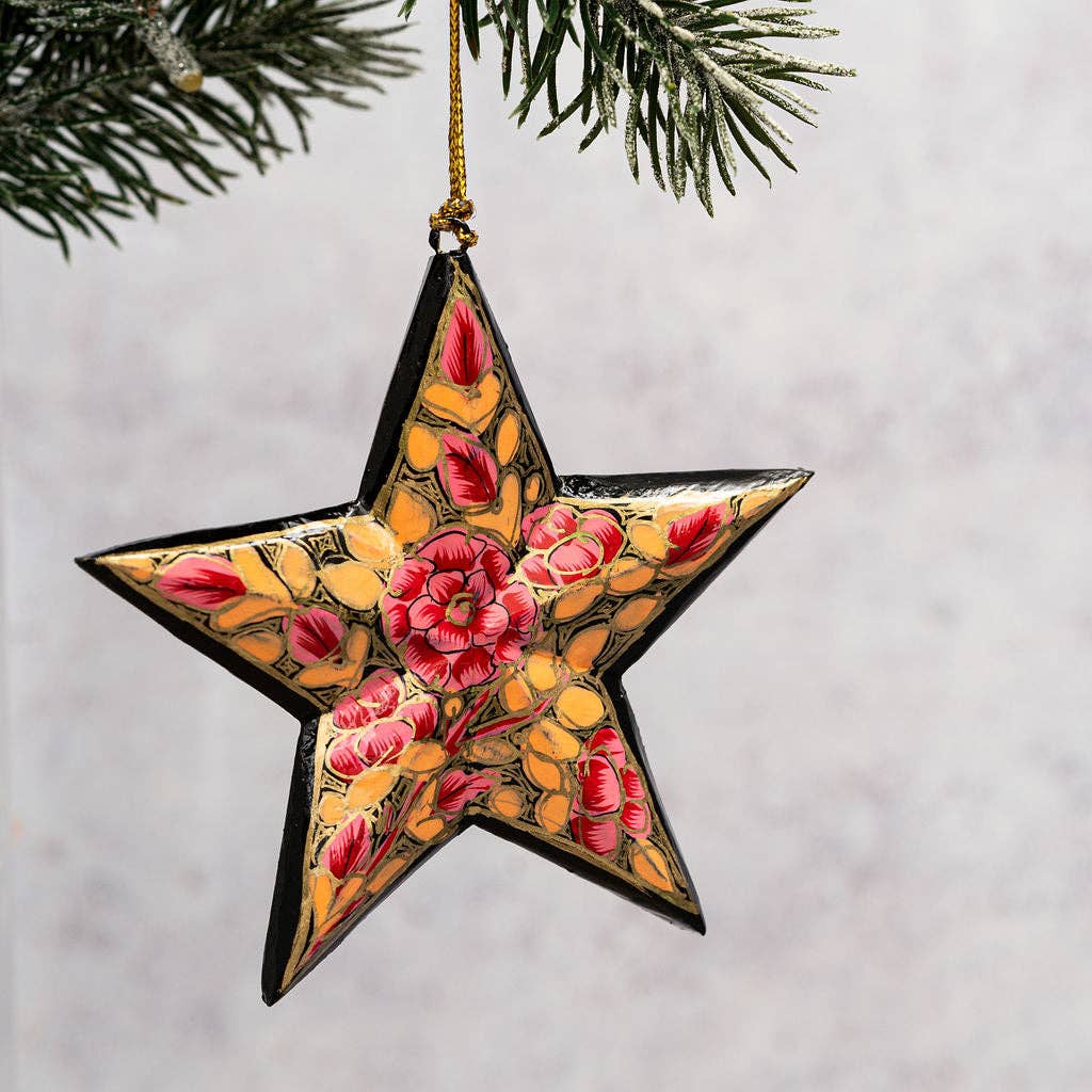 Pink Russian 3D Hanging Star - Violet Elizabeth