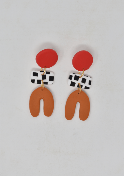 Dotty Shape Red - Violet Elizabeth - Jewellery
