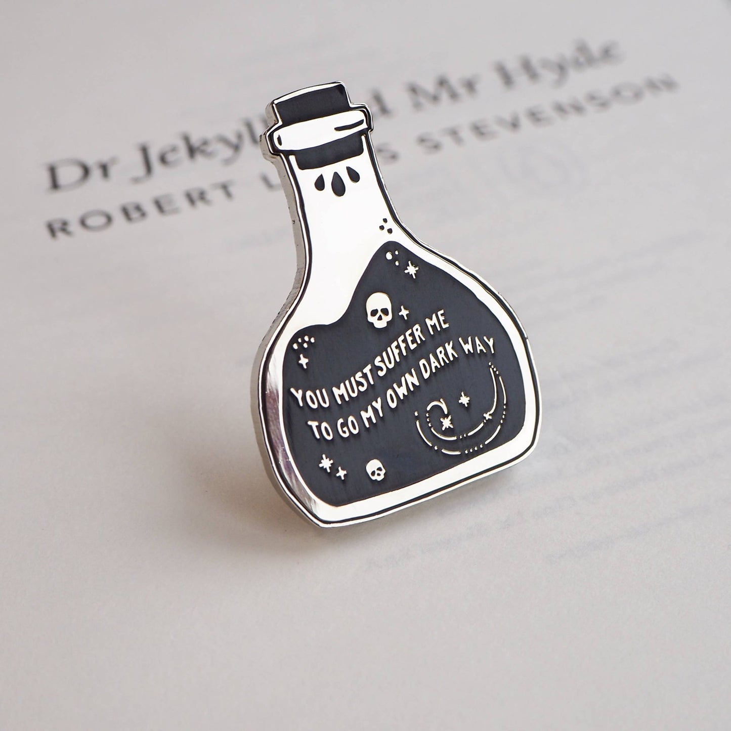 Dr Jekyll And Mr Hyde Potion Pin Badge - Gothic Collection - Violet Elizabeth - Badge