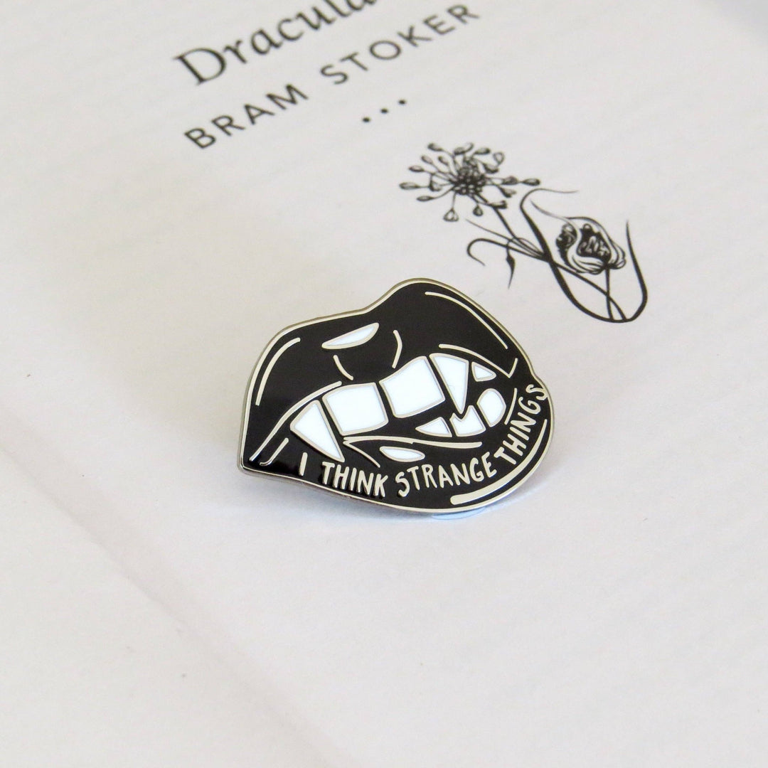 Dracula Enamel Pin Badge - Gothic Literature Collection - Violet Elizabeth - Badge
