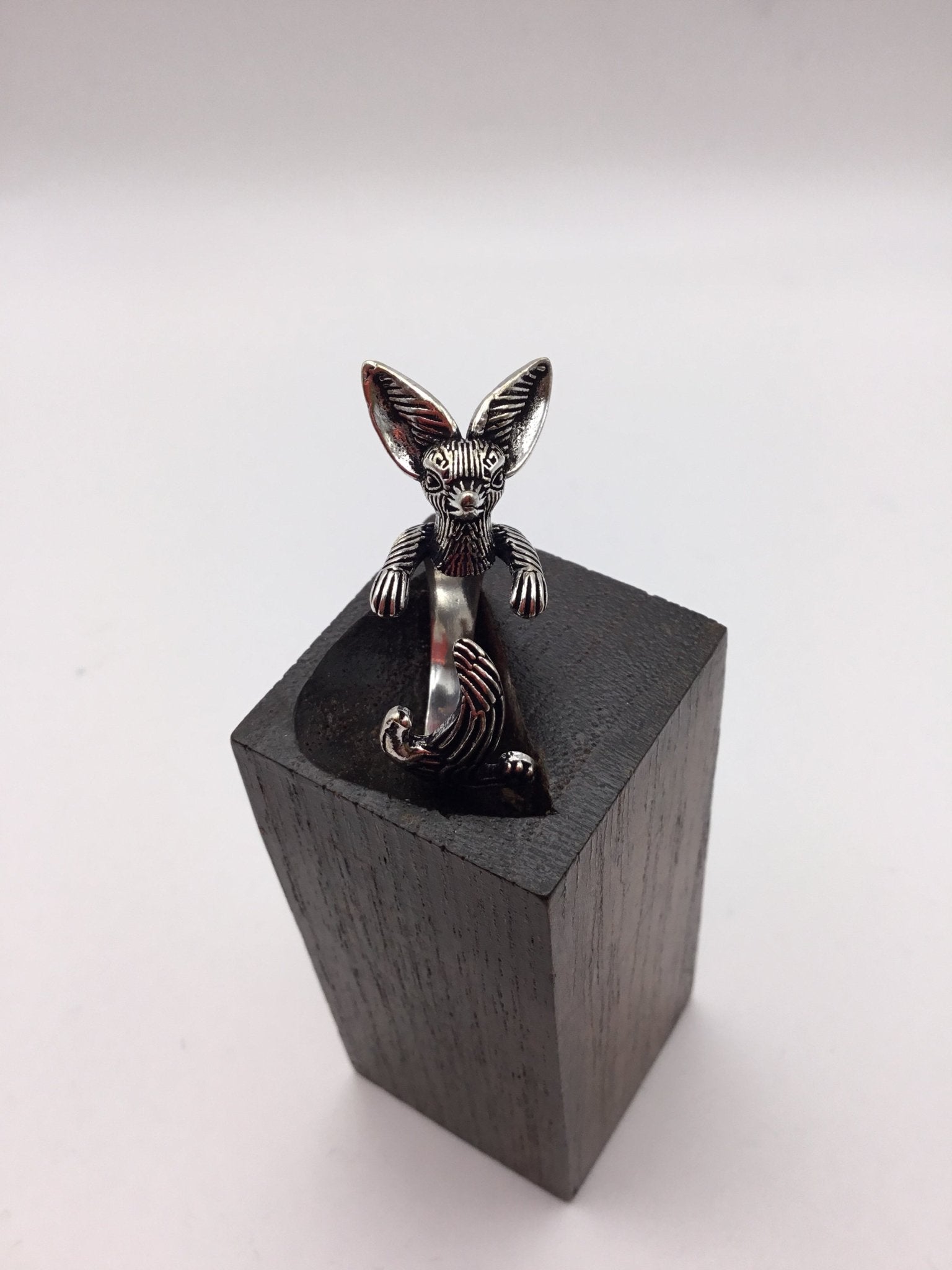 Foxy Ring: Brass and Silver Plated Brass - Violet Elizabeth - Jewellery